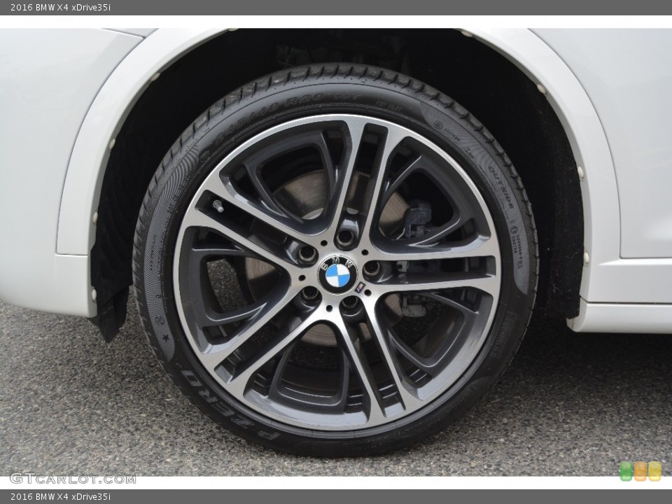 2016 BMW X4 xDrive35i Wheel and Tire Photo #110937549