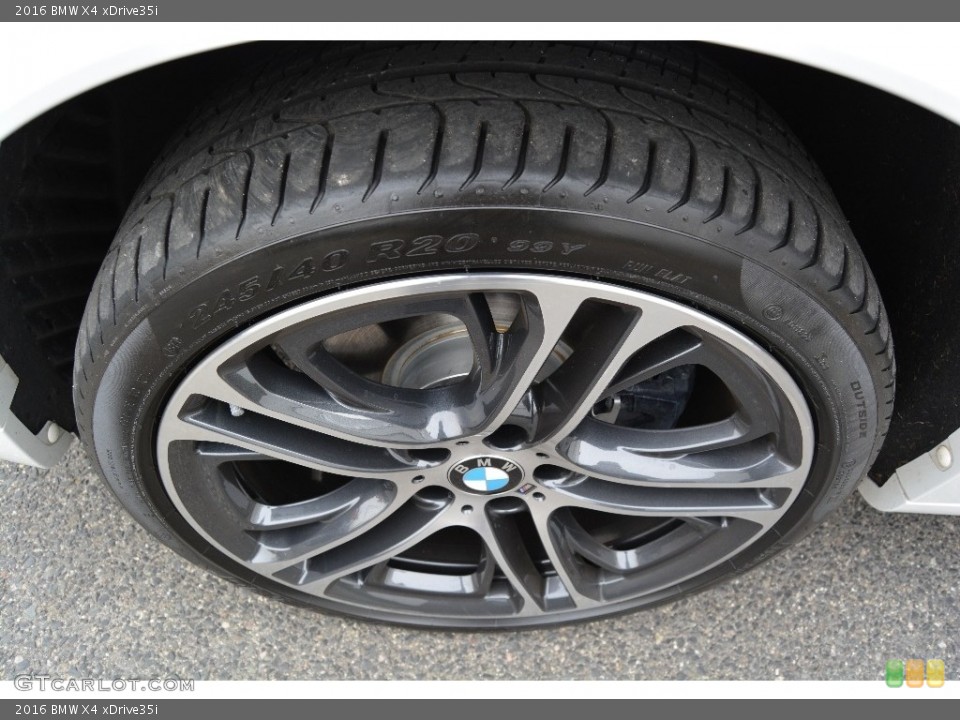 2016 BMW X4 xDrive35i Wheel and Tire Photo #110937564