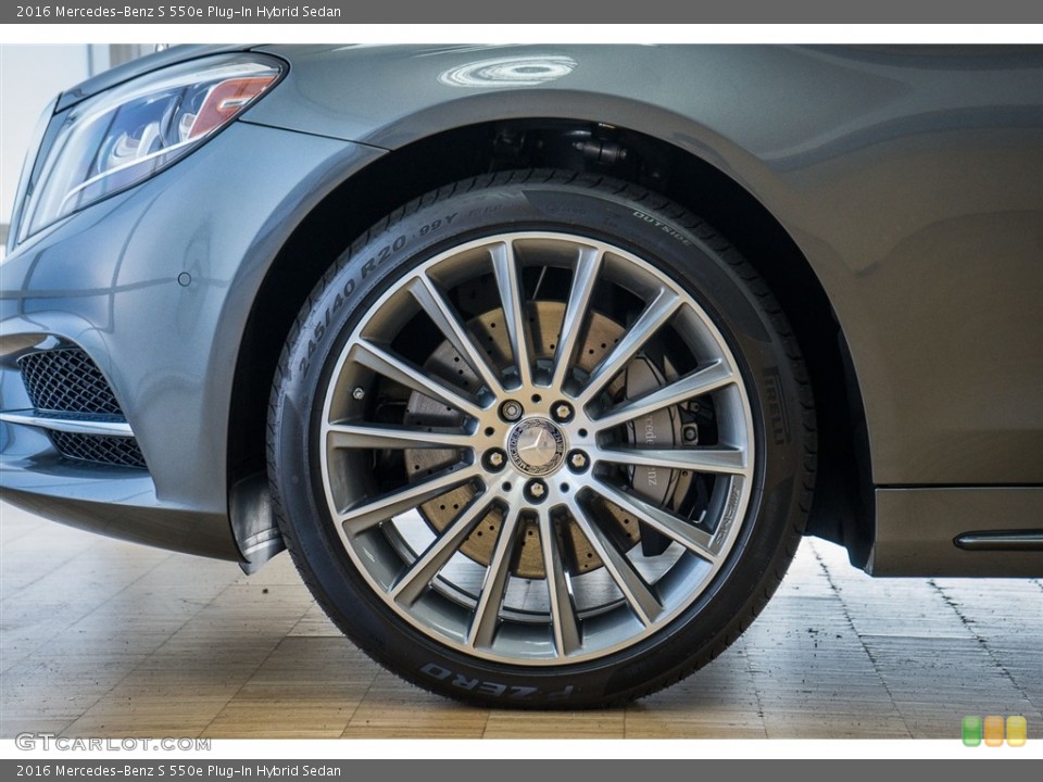 2016 Mercedes-Benz S 550e Plug-In Hybrid Sedan Wheel and Tire Photo #110997274