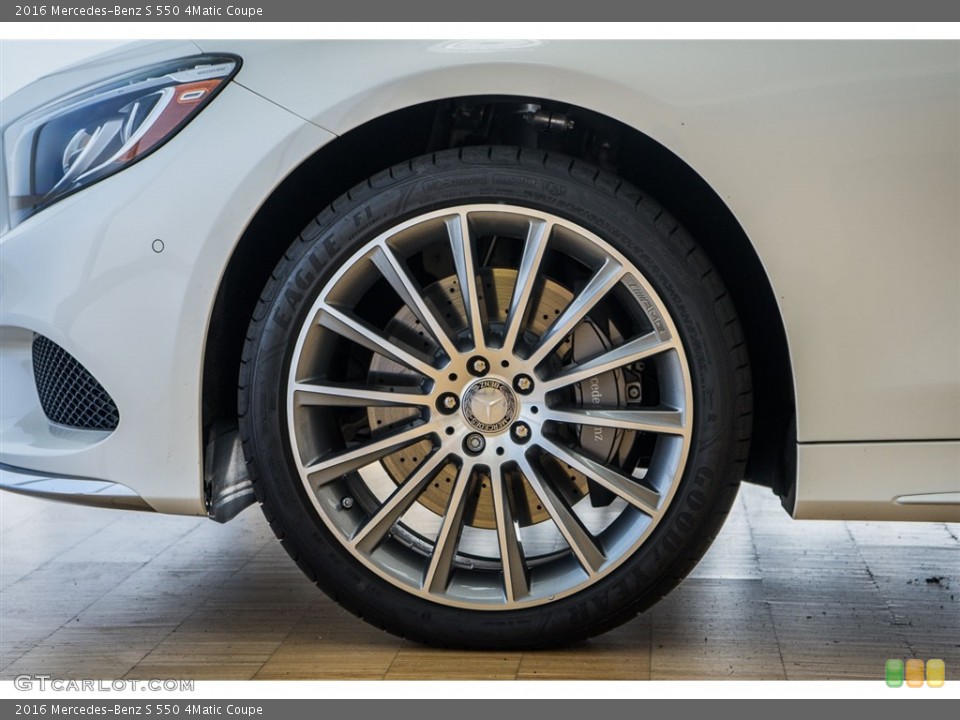 2016 Mercedes-Benz S 550 4Matic Coupe Wheel and Tire Photo #110999000