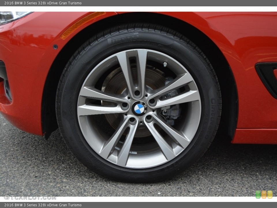 2016 BMW 3 Series 328i xDrive Gran Turismo Wheel and Tire Photo #111001790