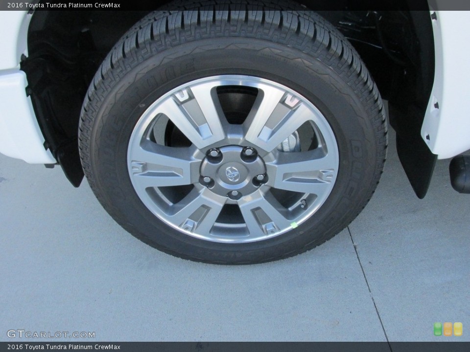 2016 Toyota Tundra Platinum CrewMax Wheel and Tire Photo #111044744