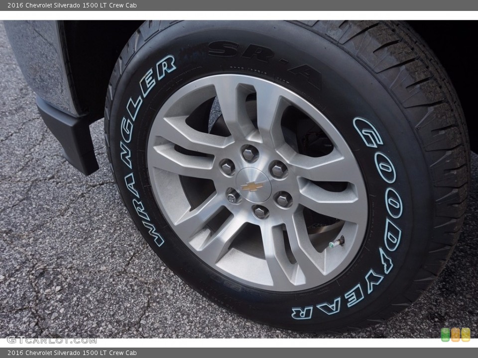 2016 Chevrolet Silverado 1500 LT Crew Cab Wheel and Tire Photo #111059315