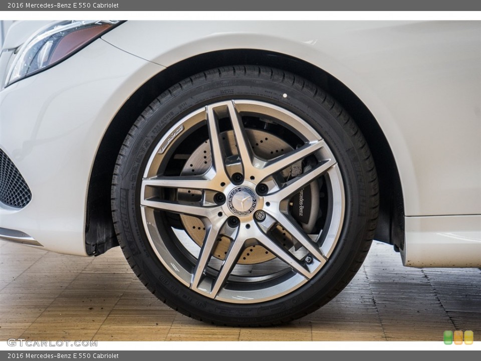 2016 Mercedes-Benz E 550 Cabriolet Wheel and Tire Photo #111067517