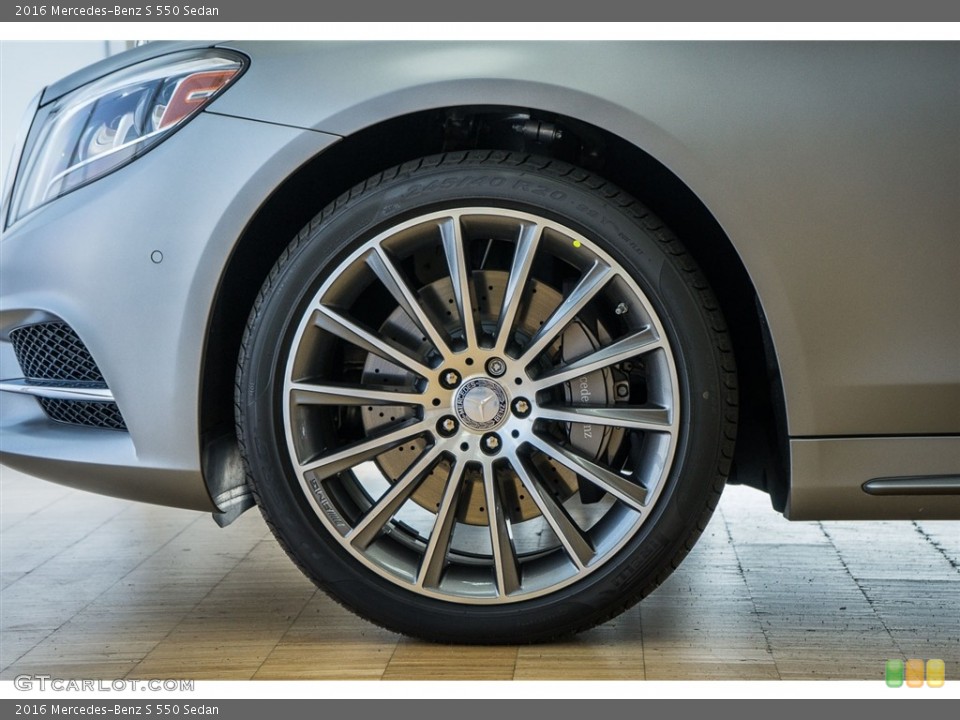 2016 Mercedes-Benz S 550 Sedan Wheel and Tire Photo #111068939