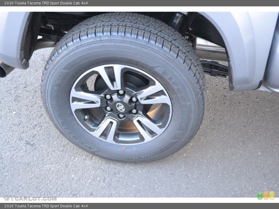 2016 Toyota Tacoma TRD Sport Double Cab 4x4 Wheel and Tire Photo #111133868