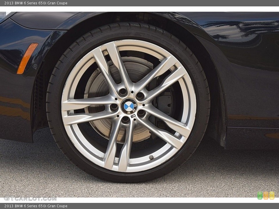2013 BMW 6 Series 650i Gran Coupe Wheel and Tire Photo #111134799