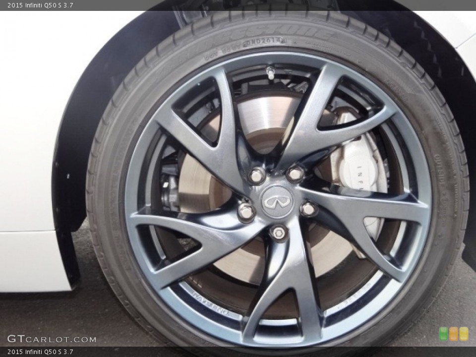 2015 Infiniti Q50 S 3.7 Wheel and Tire Photo #111136598