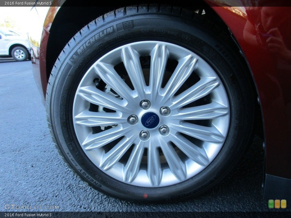 2016 Ford Fusion Hybrid S Wheel and Tire Photo #111142913