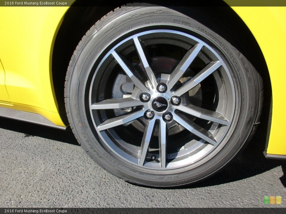 2016 Ford Mustang EcoBoost Coupe Wheel and Tire Photo #111144629