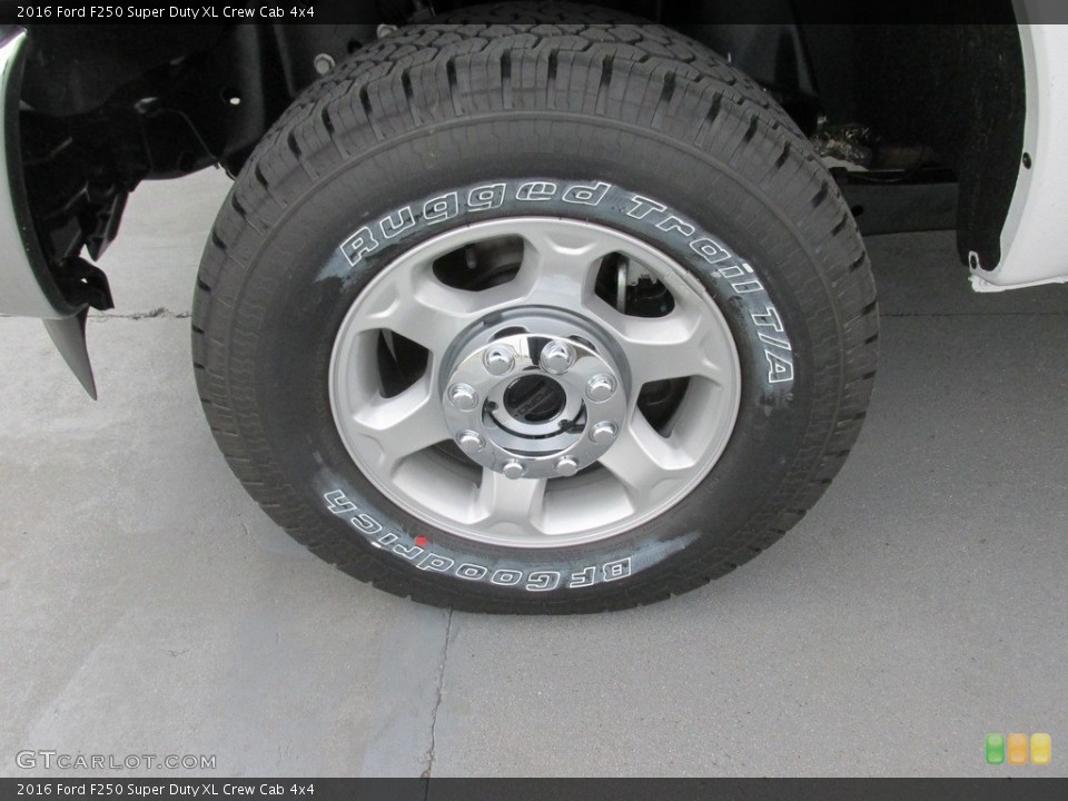 2016 Ford F250 Super Duty XL Crew Cab 4x4 Wheel and Tire Photo #111161224