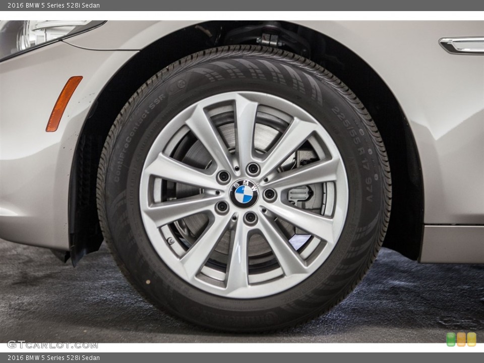 2016 BMW 5 Series 528i Sedan Wheel and Tire Photo #111179809