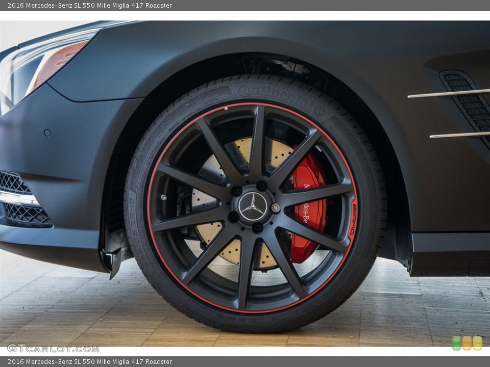 2016 Mercedes-Benz SL 550 Mille Miglia 417 Roadster Wheel and Tire Photo #111187295