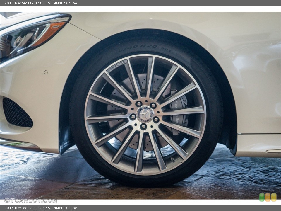 2016 Mercedes-Benz S 550 4Matic Coupe Wheel and Tire Photo #111189272