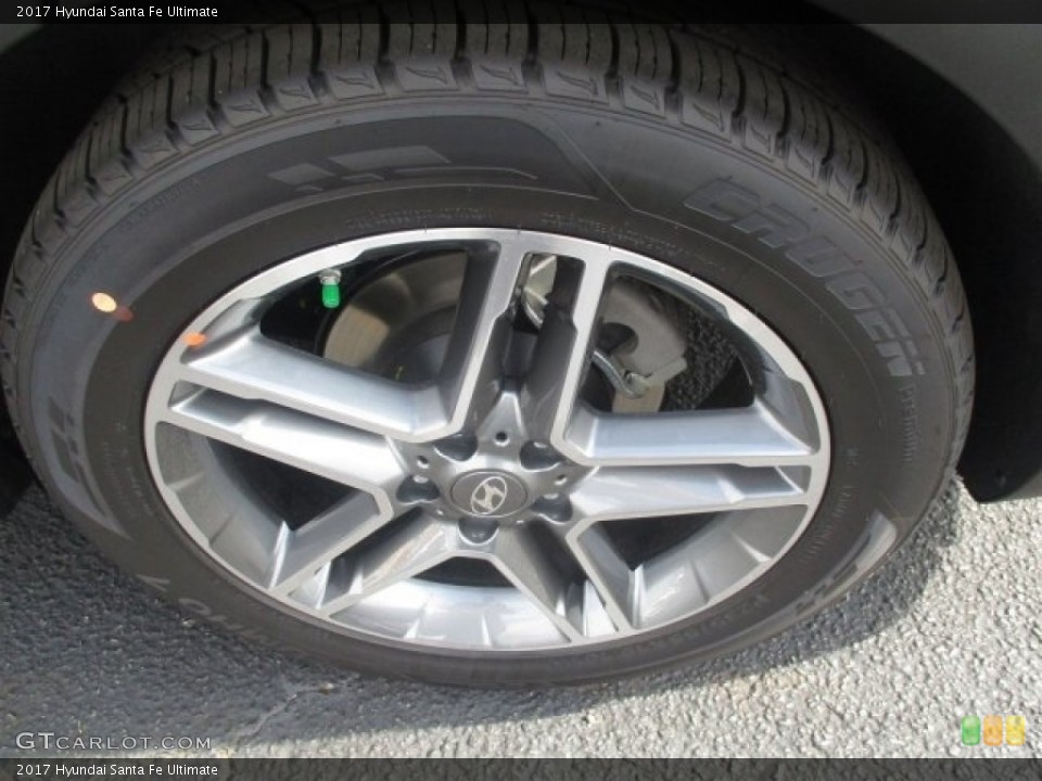 2017 Hyundai Santa Fe Ultimate Wheel and Tire Photo #111190469