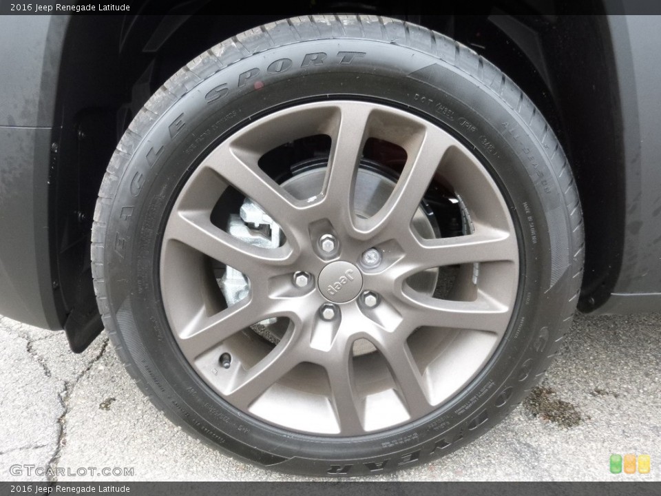 2016 Jeep Renegade Latitude Wheel and Tire Photo #111219722