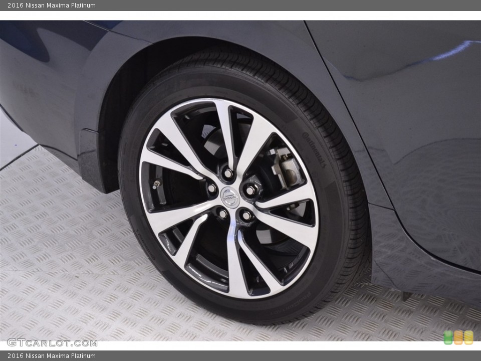 2016 Nissan Maxima Platinum Wheel and Tire Photo #111226658