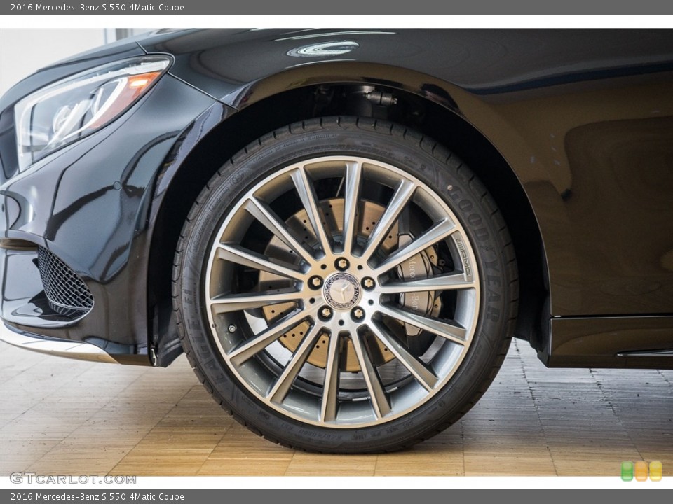 2016 Mercedes-Benz S 550 4Matic Coupe Wheel and Tire Photo #111306761