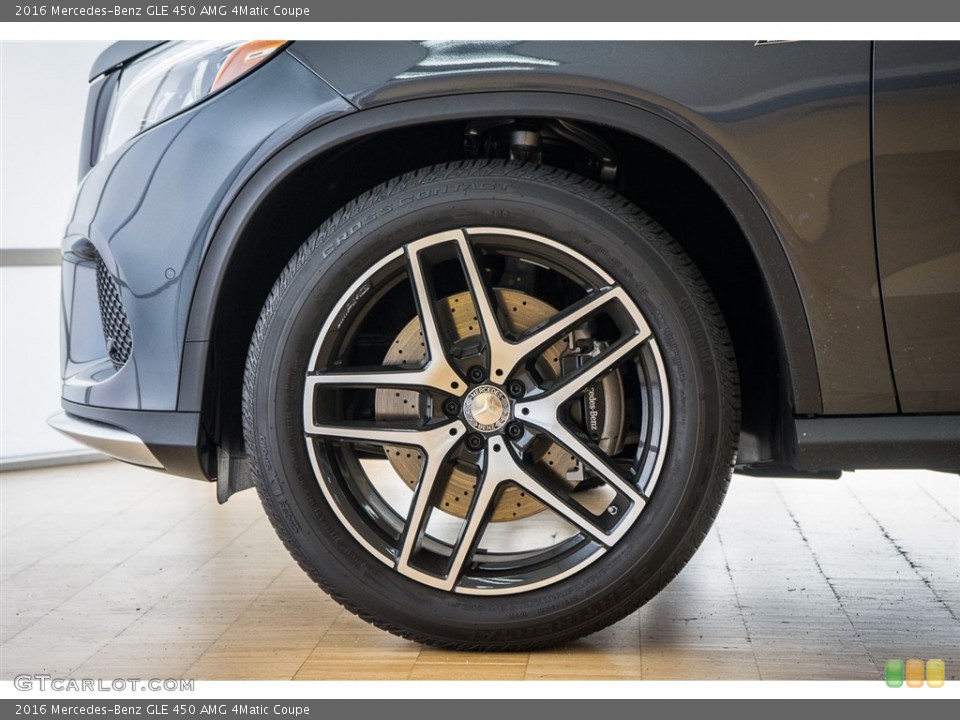 2016 Mercedes-Benz GLE 450 AMG 4Matic Coupe Wheel and Tire Photo #111318566