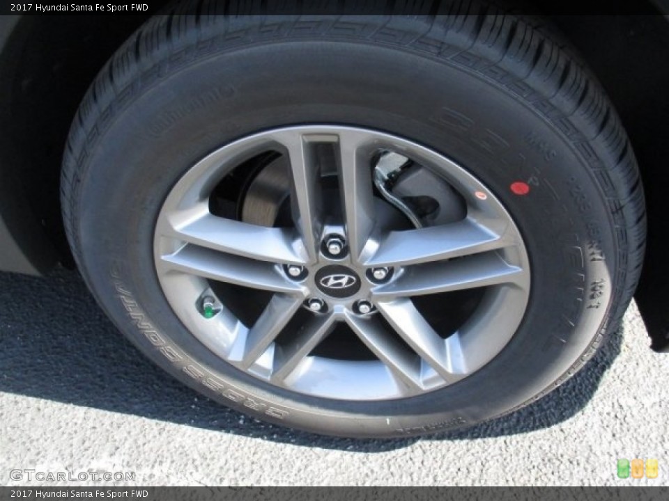 2017 Hyundai Santa Fe Sport FWD Wheel and Tire Photo #111326926