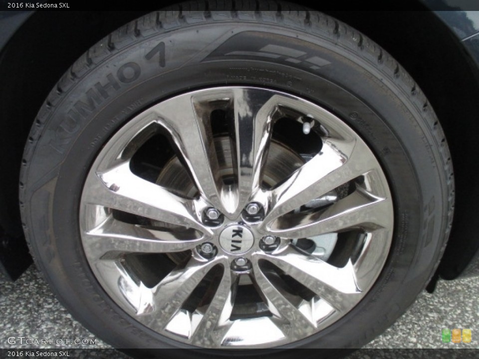 2016 Kia Sedona SXL Wheel and Tire Photo #111331071