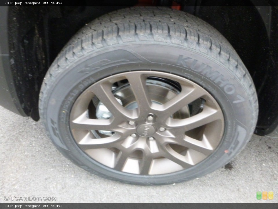 2016 Jeep Renegade Latitude 4x4 Wheel and Tire Photo #111332202