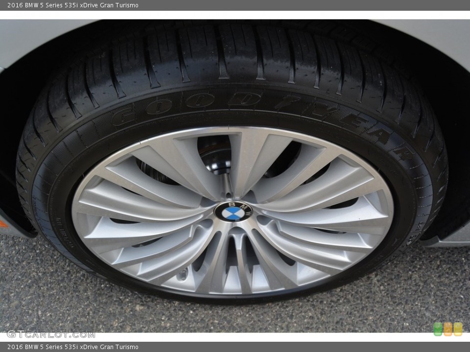 2016 BMW 5 Series 535i xDrive Gran Turismo Wheel and Tire Photo #111367303
