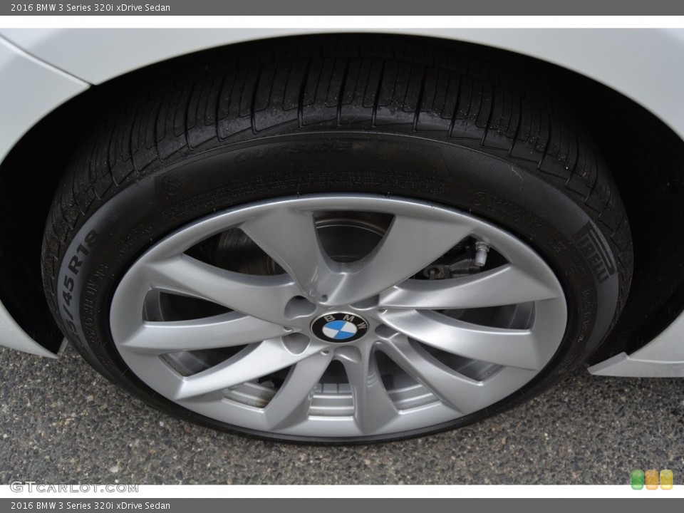 2016 BMW 3 Series 320i xDrive Sedan Wheel and Tire Photo #111374275