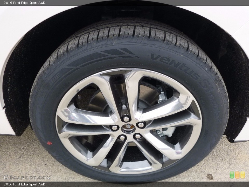 2016 Ford Edge Sport AWD Wheel and Tire Photo #111400315