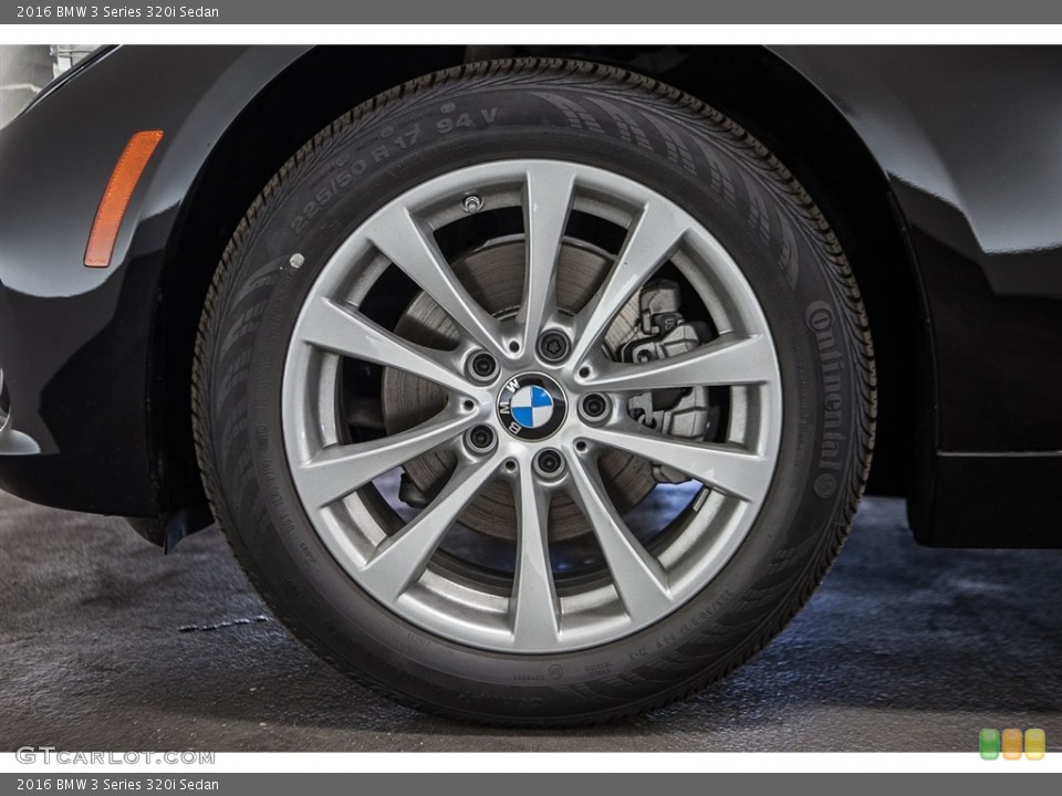 2016 BMW 3 Series 320i Sedan Wheel and Tire Photo #111405985