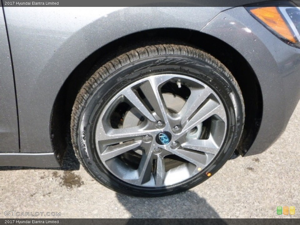 2017 Hyundai Elantra Limited Wheel and Tire Photo #111421732