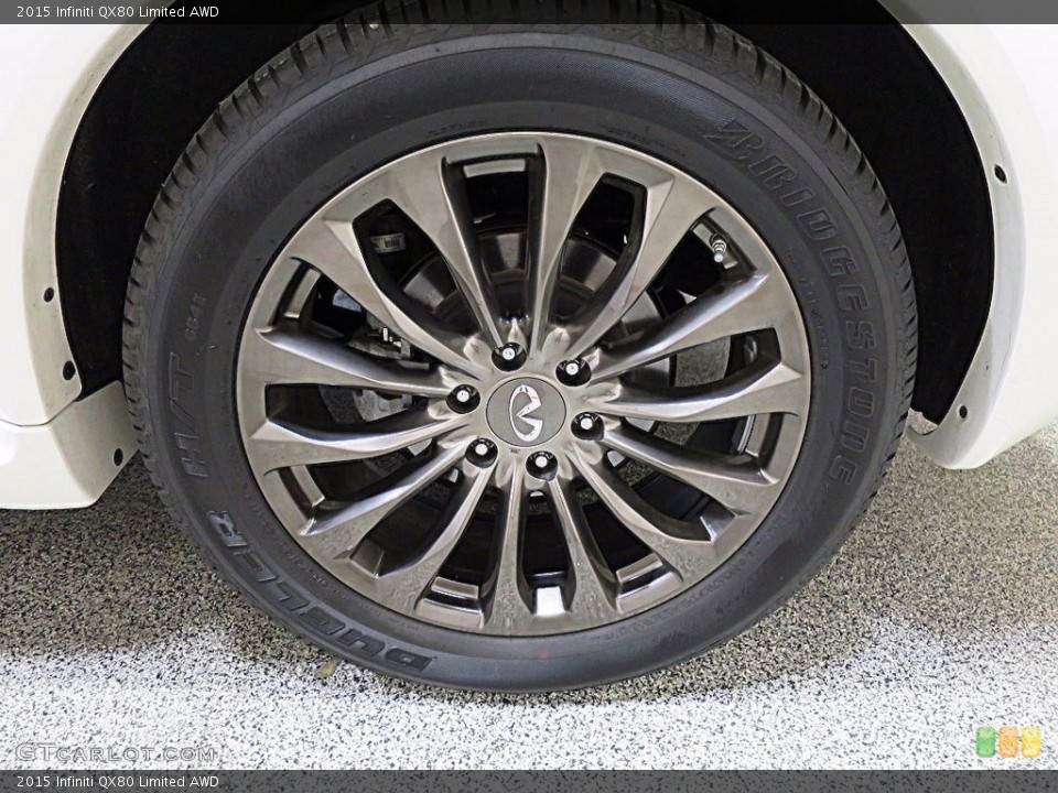 2015 Infiniti QX80 Limited AWD Wheel and Tire Photo #111439345