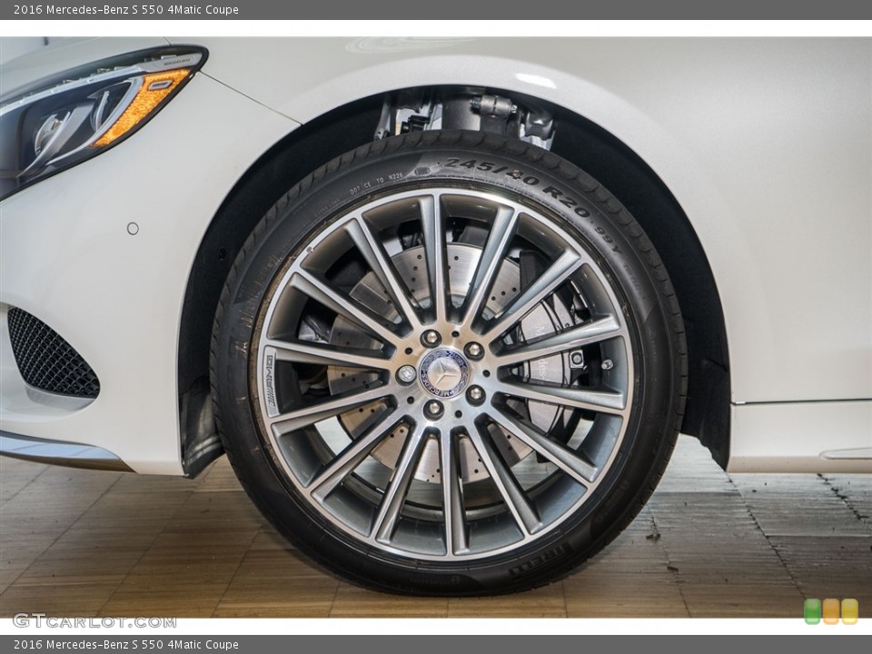 2016 Mercedes-Benz S 550 4Matic Coupe Wheel and Tire Photo #111509996