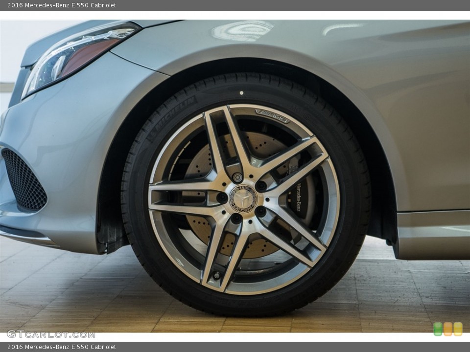 2016 Mercedes-Benz E 550 Cabriolet Wheel and Tire Photo #111588731