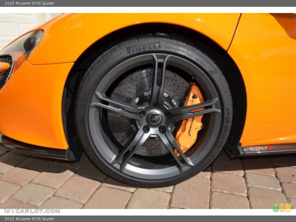 2015 McLaren 650S Spyder Wheel and Tire Photo #111632642