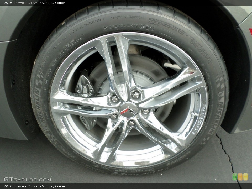2016 Chevrolet Corvette Stingray Coupe Wheel and Tire Photo #111640028