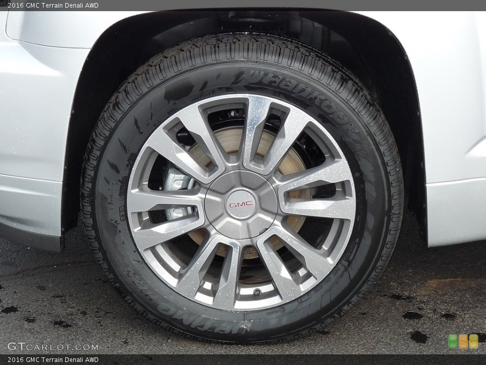 2016 GMC Terrain Denali AWD Wheel and Tire Photo #111641516