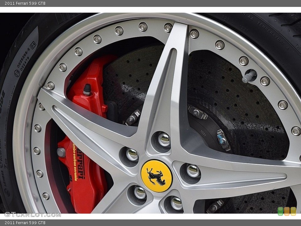 2011 Ferrari 599 GTB Wheel and Tire Photo #111662021
