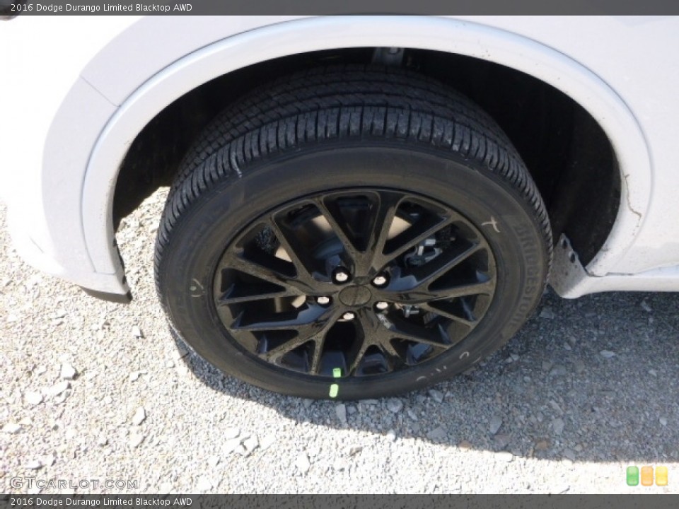 2016 Dodge Durango Limited Blacktop AWD Wheel and Tire Photo #111737528