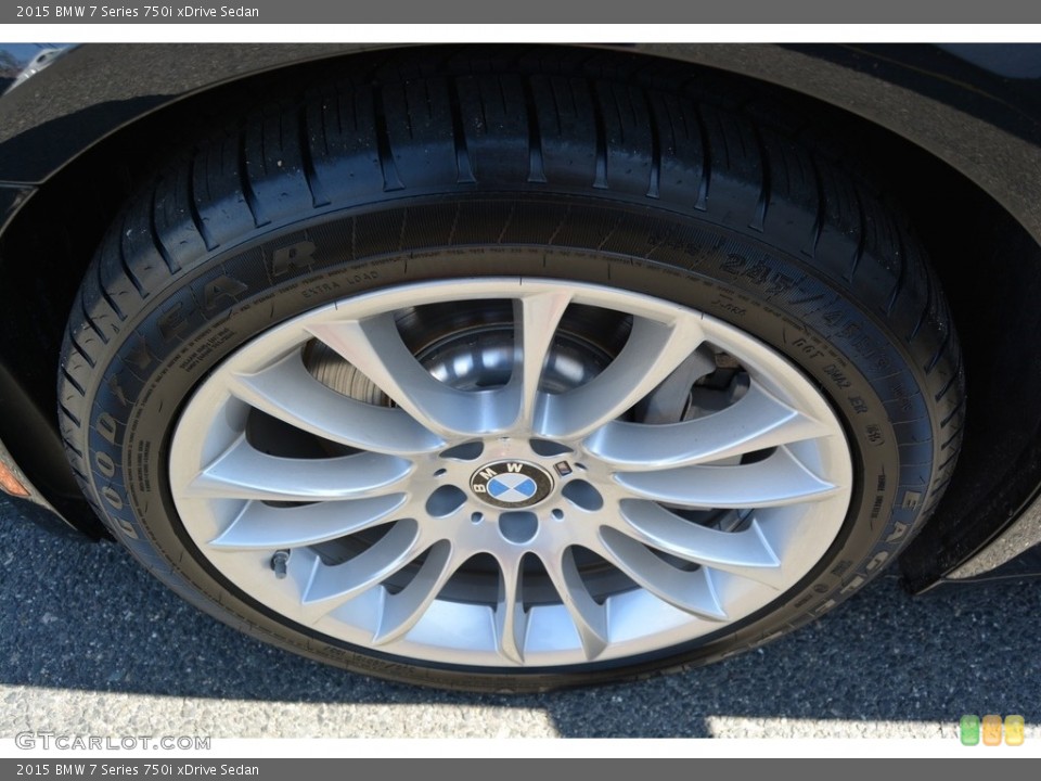2015 BMW 7 Series 750i xDrive Sedan Wheel and Tire Photo #111750472