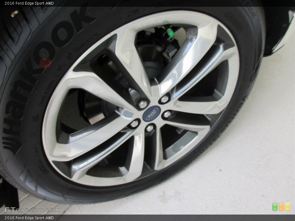 2016 Ford Edge Sport AWD Wheel and Tire Photo #111773261