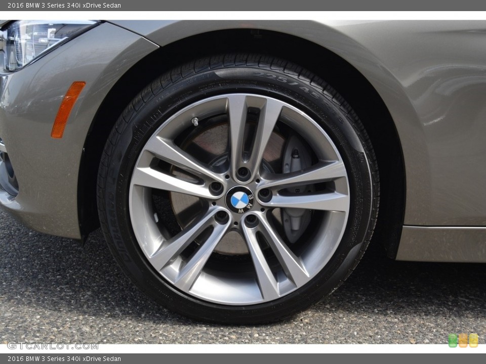 2016 BMW 3 Series 340i xDrive Sedan Wheel and Tire Photo #111785624