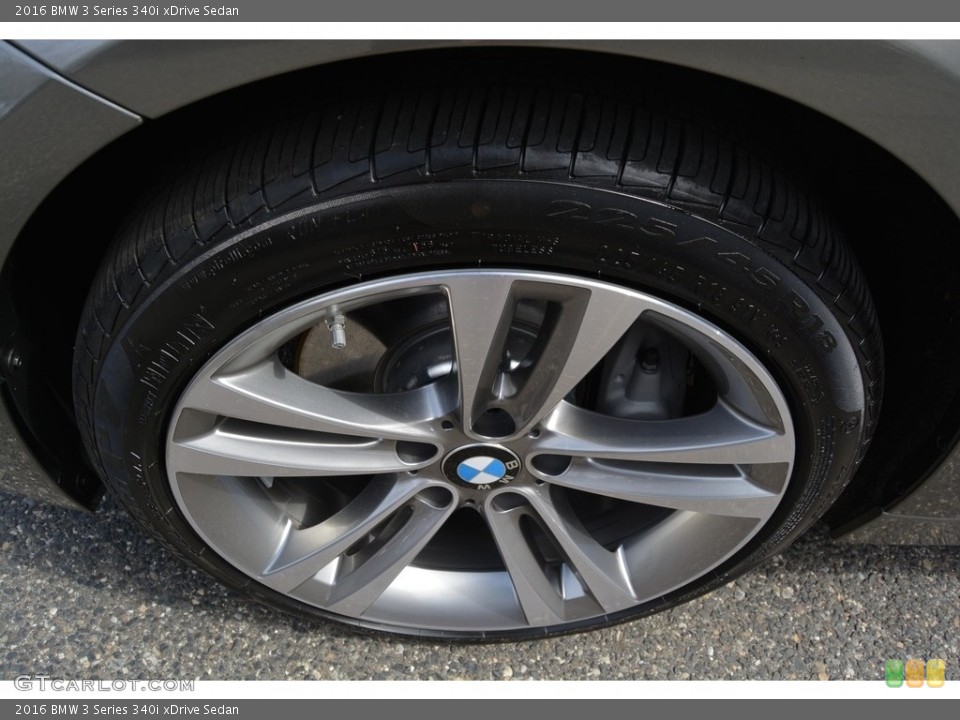 2016 BMW 3 Series 340i xDrive Sedan Wheel and Tire Photo #111785648