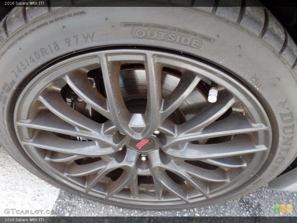 2016 Subaru WRX STI Wheel and Tire Photo #111807476
