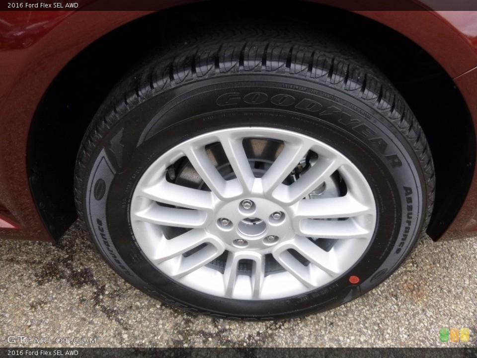 2016 Ford Flex SEL AWD Wheel and Tire Photo #111826833