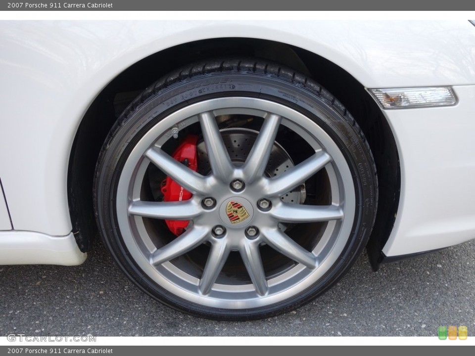 2007 Porsche 911 Carrera Cabriolet Wheel and Tire Photo #111845702