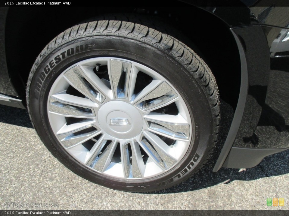 2016 Cadillac Escalade Platinum 4WD Wheel and Tire Photo #111859688