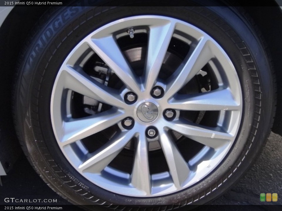 2015 Infiniti Q50 Hybrid Premium Wheel and Tire Photo #111873793