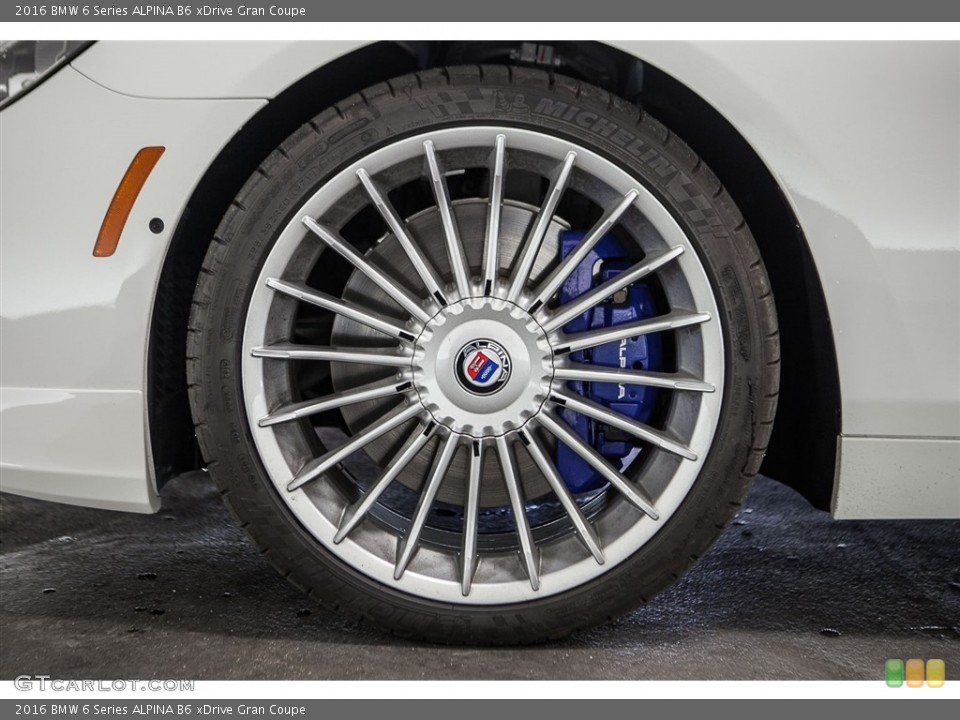 2016 BMW 6 Series ALPINA B6 xDrive Gran Coupe Wheel and Tire Photo #111929787