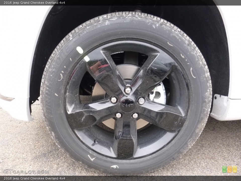 2016 Jeep Grand Cherokee Overland 4x4 Wheel and Tire Photo #111962872